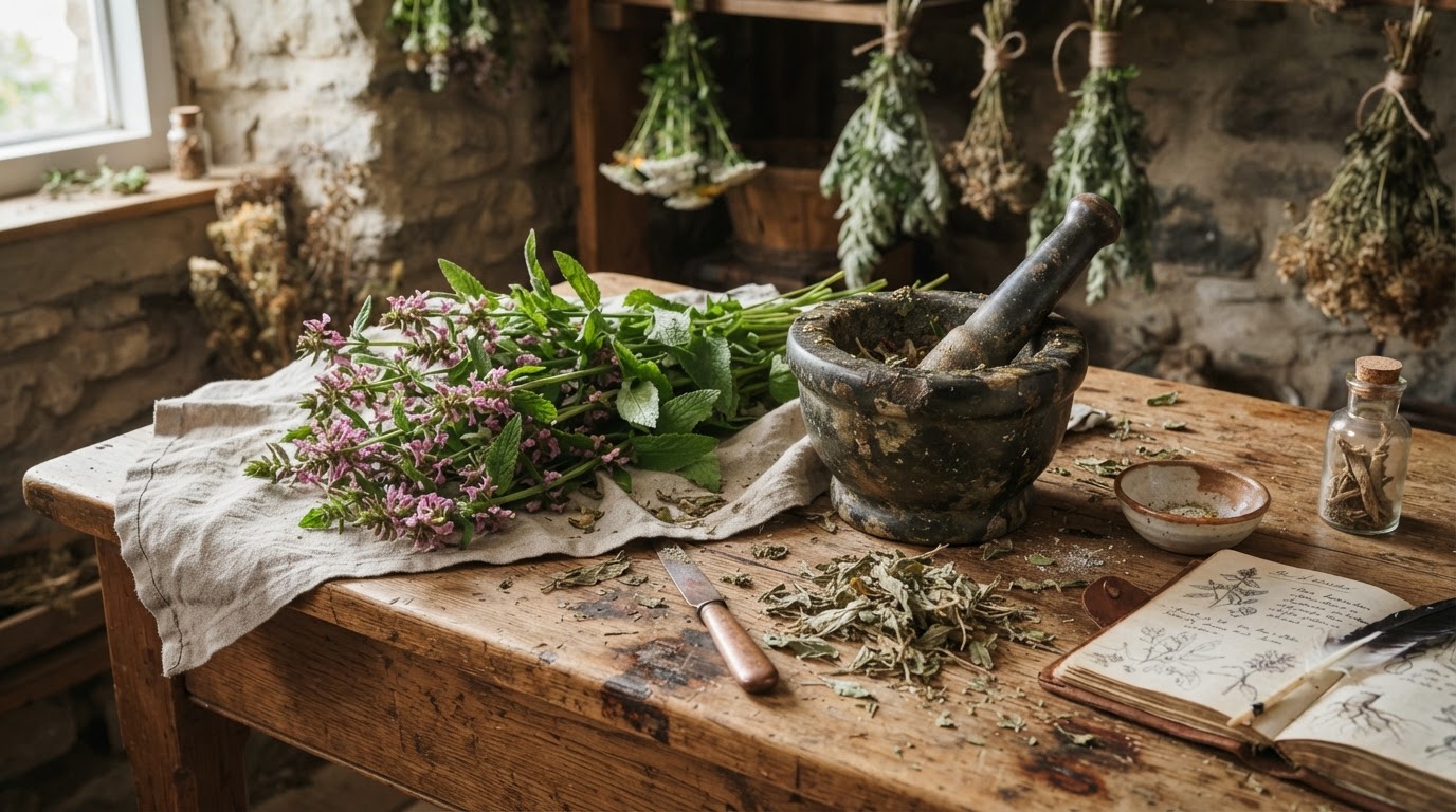 Wood betony plant